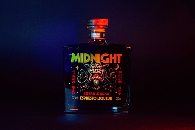 Midnight branding lifestyle logo packaging typography visual identity