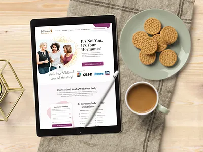 BeBalanced agency branding design fitness health landing page typography ui ux web web design website website design weight loss