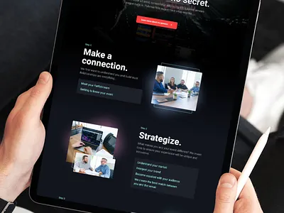 Fatfish Media Marketing Site Redesign branding design landing page marketing site typography ui ux web web design website website design