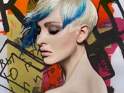 Hair-01 abstract artwork design illustration vector vectorart