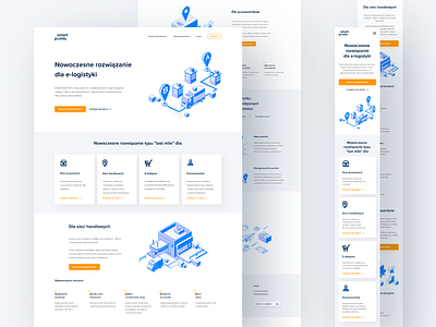 SmartPoints Website design flat icon landing page landingpage layout ui ux web webdesign