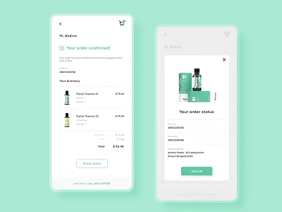 Email Receipt #dailyui #017 app daily 100 challenge daily ui dailyui dailyuichallenge design email receipt ui ux