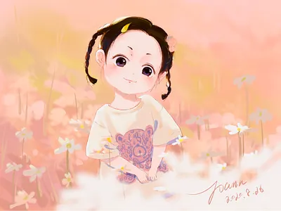 Cute baby design illustration