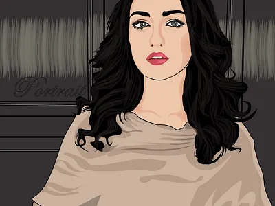 vector portrait illustration illustrator
