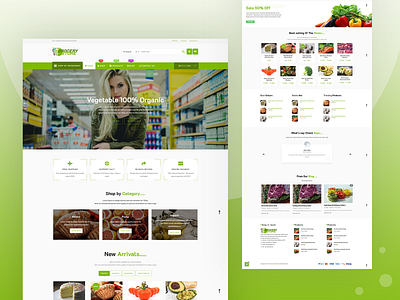 Grocery-Store :- WordPress WooCommerce Theme blog design freebie freebies illustration template design theme design typography woocommerce wordpress wordpress blog wordpress design wordpress development wordpress theme