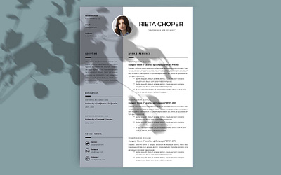 Resume Template / CV clean resume creative resume curriculum vitae cv template download free modern modern resume professional resume resume cv resume template template