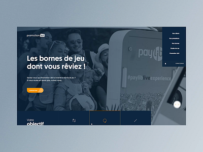 Promotion L&H redesign animation branding concept lottie ui ux web webdesign