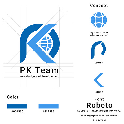 PK Team Logo art branding design flat graphic design illustration illustrator logo minimal vector