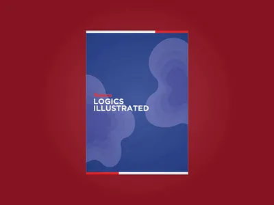 Sneak Peek of Redaco's LOGICS Book animation book book cover book mockup branding design illustration magazine minimal mockup