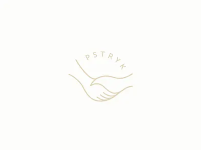 Pstryk foundation delicate delicate logo foundation foundation logo hand hand logo handshake handshake logo helping helping logo logo logo design logotype minimal pstryk simple logo
