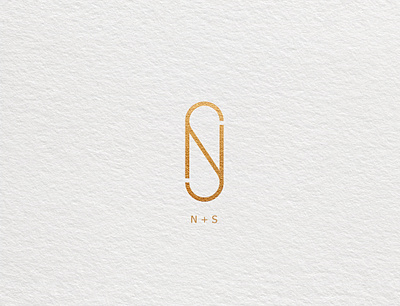 NS Logo abstract design elegant fashion graphics icon identity jewellery logo minimal minimalist logo monogram