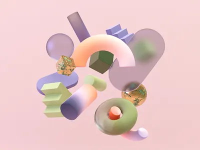 gradients 01 3d 3d art 3d composition 3d model 3dillustration abstract blender blender 3d composition glass gradient gradients illustration material pastel rendering texture textures transparent visual art