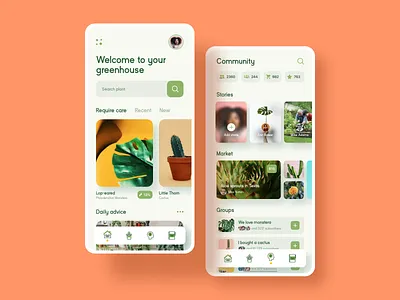 Home Plant Mobile App Design: iOS Android UI android android app design android app designer app app design app interface app interface designer app ui design app ui designer application application design apps ui design ios iphone mobile mobile app mobile app design mobile applications design mobile ui mobile ui designer