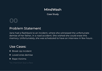 Mindwash casestudy user experience uxdesign