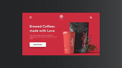 Morning Brew - Hero Web Design branding design flat minimal typography ui ux vector web website