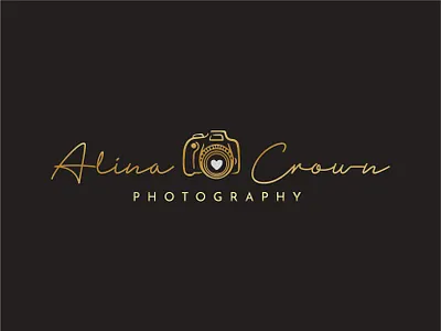 Photography signature logo app branding camera coustom logo design flat handwritten illustration modern photography logo signature signature logo typography vector watermark