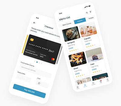 MealIT checkout card checkout food app foodie mastercard mealit mealit mobile ui user interface design