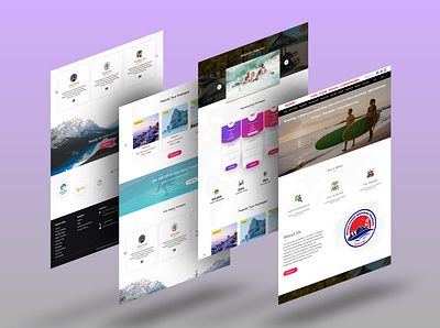 Roam Red design illustration travel ui uiux uiuxdesign ux website website design