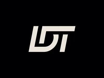 LDT Monogram Fashion Brand Logo Design branding clothing emblem fashion ldt lettering logo design logo mark logotype monogram streetwear type