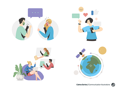 Communication illustrations communication conversation download feedback figma illustration meeting online meeting sattelite sketch support talking vector