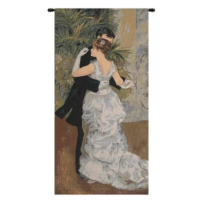 DANCE IN THE CITY BY RENOIR BELGIAN WALL TAPESTRY home decor tapestry tapestry cushion tapestry throw wall art