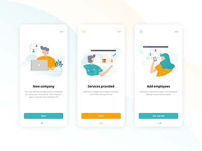 Onboarding for task manager app appservice design figma flat illustration illustrator minimal mobile mobile app task manager ui vector