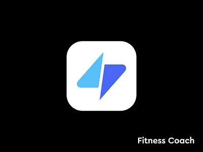Fitness Coach logo design bolt light lighting branding logo