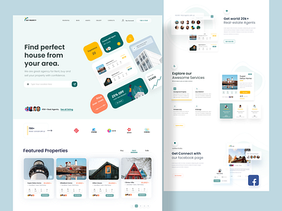 Real Estate Web Exploration app architecture clean design designer dribbble best shot find home landing page listing madhu mia populer shot product design property property search real estate realestate agency trendy ui ux web