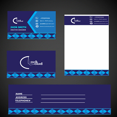 CORPORATE IDENTITY branding business card envelope letterhead