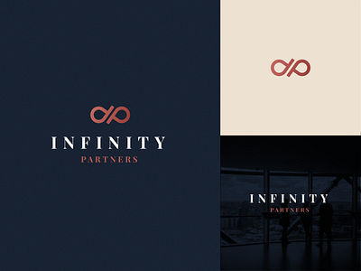 Infinity + P symbol branding design gradient gradient logo highend infinite logo infinity infinity logo infinity symbol logo logodesign luxury minimal minimalist logo partner branding partner logo premium logo rose gold vector