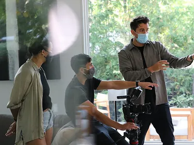 Photoshoot (Behind the Scenes) art director future forward photography producer productdesign video