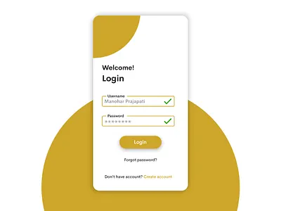 Simple UI Design app design design app graphic design illustration login design login screen ui ux web