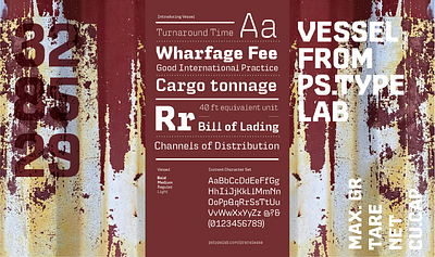 Vessel PreRelease font fonts graphic design prerelease pstype type typeface typography vessel