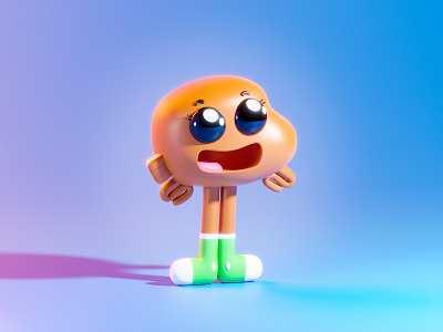 Darwin Watterson - Gumball 3d 3d art blender blender3d character characterdesign darwin darwin watterson design face gumball happy illustration little smile smiling tiny wallpaper