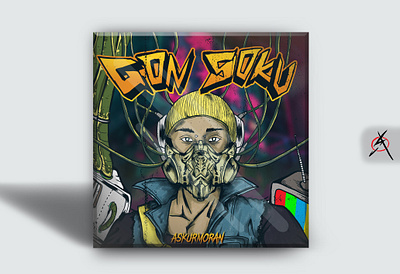 gon soku project branding cover cover artwork cover design cyber cyberpunk drawing illustration poster vector wpap