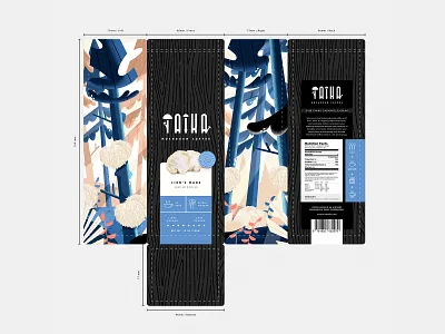 Taika #2 art direction brand design branding branding design coffee concept concept design design dieline forest illustration lions mane mockup mushroom organic packaging packaging design packaging mockup plants