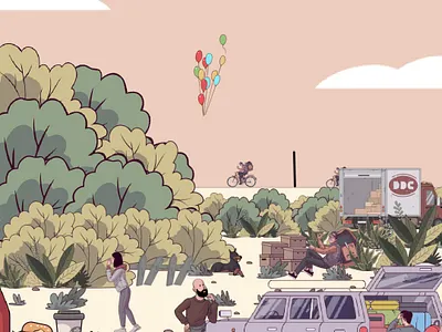 LEISURE design illustration