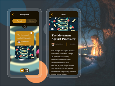 ReadApp app mobile ui ux