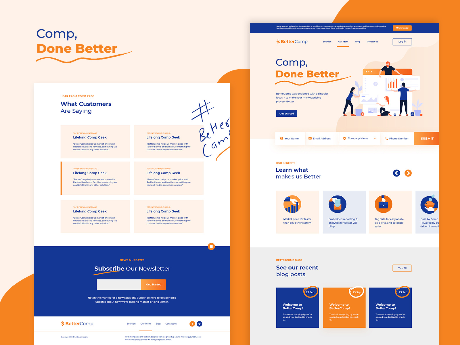 Example of High Converting Landing Page Design