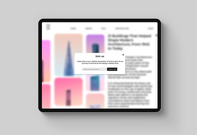 Pop-Up / Overlay || #DailyUI 16 app daily ui daily ui 016 daily ui challenge dailyui dailyuichallenge design ui uidesign uiux user interface design