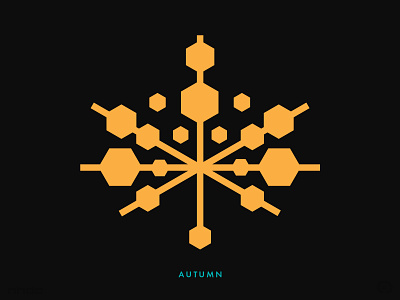 Fall Mini Print Concept icon logo logo design