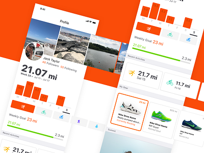 Strava Redesign runner running app strava