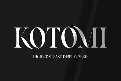 Kotomi Display | High Contrast Serif bold design display font display fonts font design fonts collection high high contrast logo logo font luxury fonts modern fonts popular serif font serif fonts serif logo serif typeface trending trendy unique