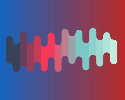 Color Palette Waves color palette design gradient illustration illustrator