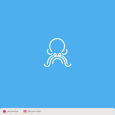 octopus awesome awesome logo brand design brand identity illustration inspiration inspirations logo logo design logo inspiration logotype ocean octopus octopus logo ui