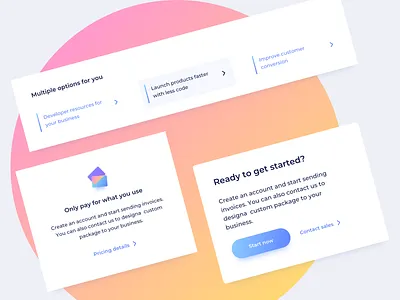 Webpage UI Components card card design card ui component component design components ui components