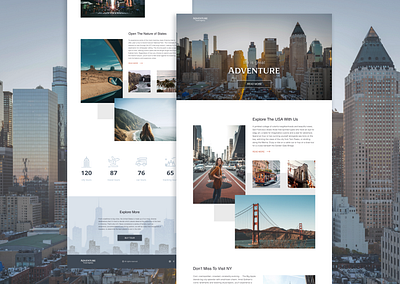 Travel Agency Landing Page design landing page design landingpage product design travel travel agency traveling ui ui ux ux web webdesign website