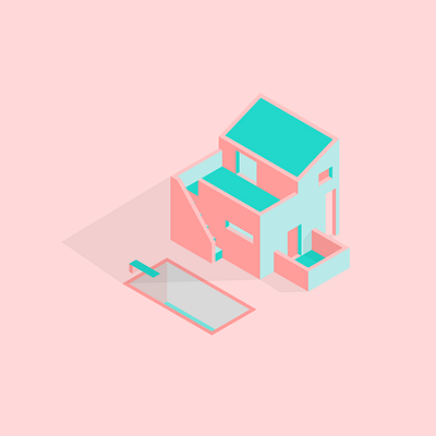 house° adobeillustator art clean design design art designer designs flat flatdesign graphicdesign house illustraion illustration illustration art illustrations illustrator minimal minimalism pink vector