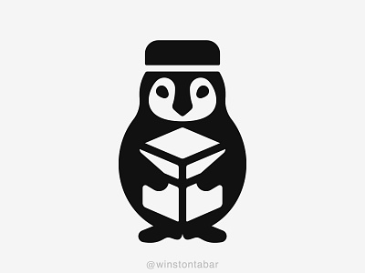 Delivery penguin abstract clean design geometric logo logodesigner logomark minimal minimalism modern