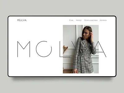MOLVA design dribbble dribble interface invite minimal ui ux web webdesign